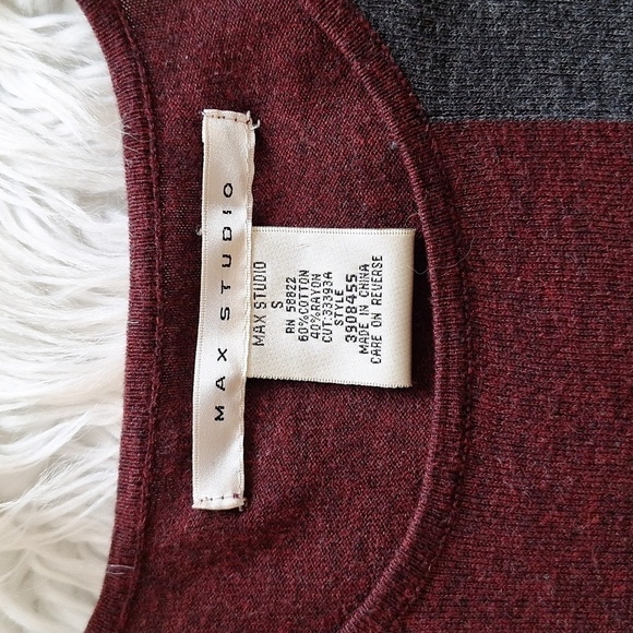 Max Studio Colorblock Sweater Dress - Picture 7 of 14